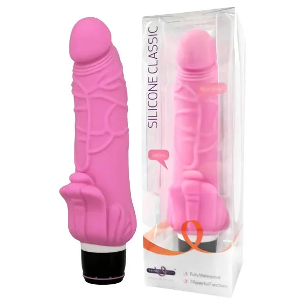 Silicone Classic – Pink 19 cm (7.5”) Vibrator