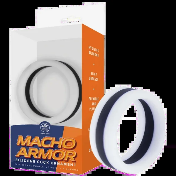 Silicone Cock Ornament (Black)