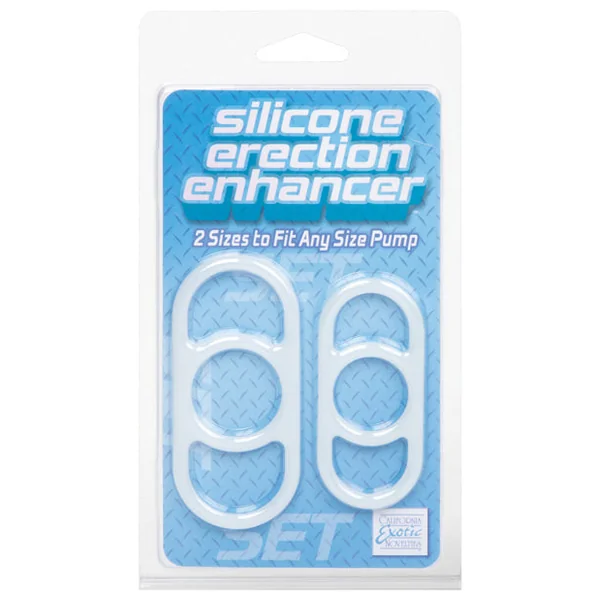 Silicone Erection Enhancers - Pack Of 2 White