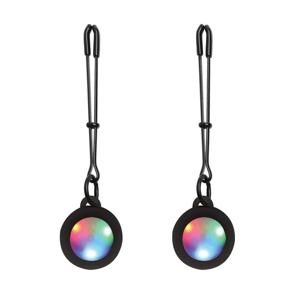 Silicone Light Up Tweezer Nipple Clamps