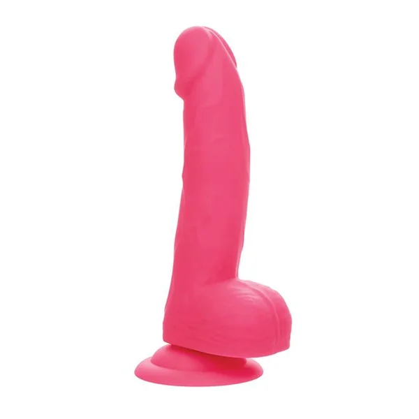 Silicone Studs Neon 6 Inch Dildo