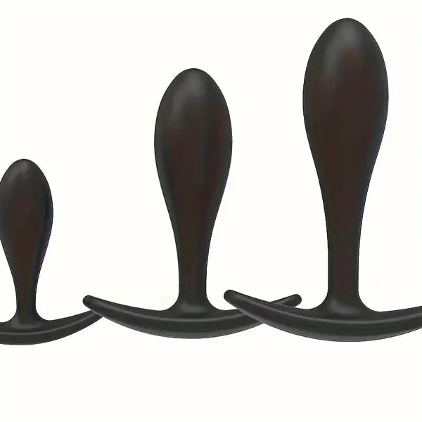 Silicone Water Drop Anal Plug Hand Washable Novelty Butt Plug