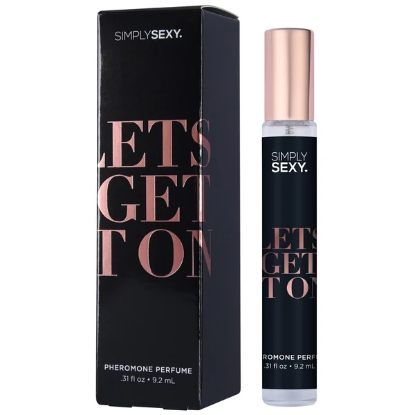 SIMPLY SEXY PHEROMONE PERFUME LETS GET IT ON .31 FL OZ