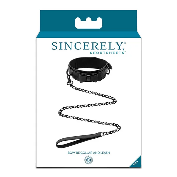 Sincerely Bow Tie Collar Leash