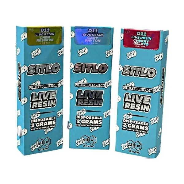 Sitlo Delta 11 Live Resin Disposable 2 Gram Gary Payton