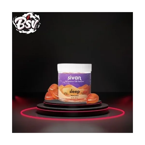 Sivan 750mg CBD Sleep Gummies Watermelon