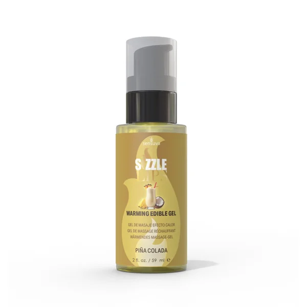 SIZZLE LIPS WARMING GEL PINA COLADA 2 OZ
