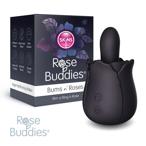 SKINS ROSE BUDDIES – BUMS N ROSES BLACK