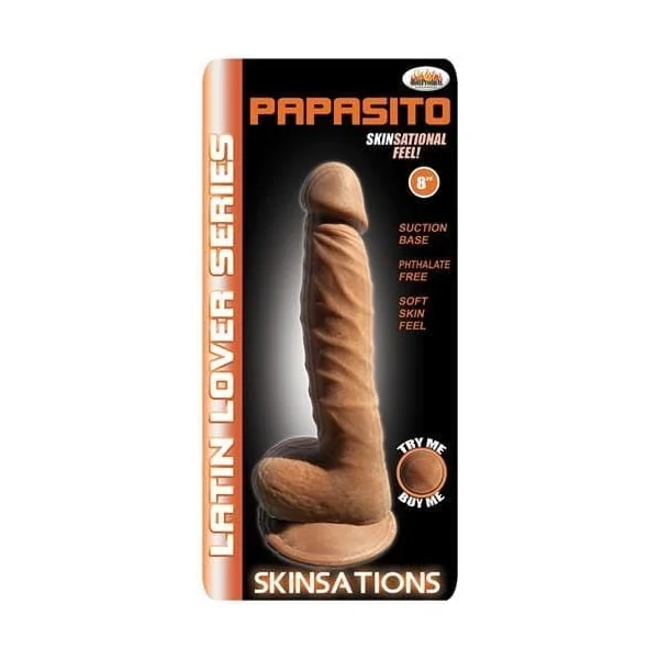 Skinsations Latin Lover Series 8 Inches - Papasito