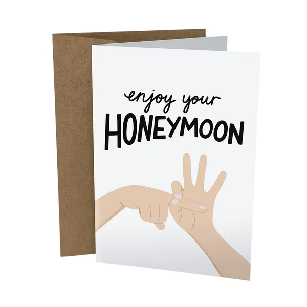 Sleazy Greetings – Enjoy Your Honeymoon Card