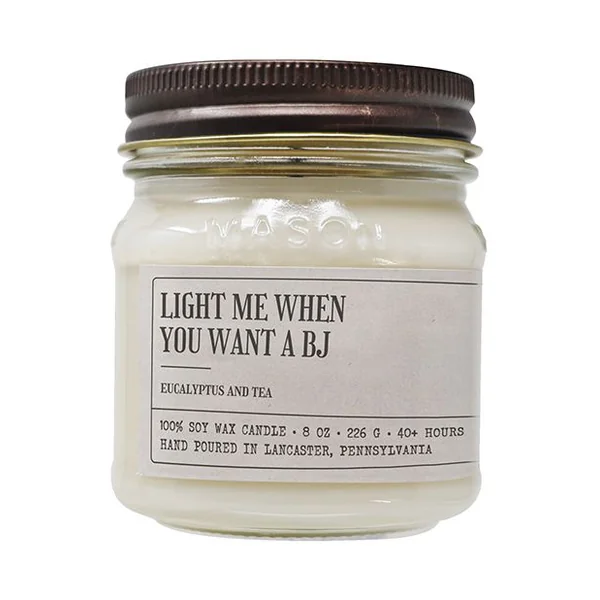 Sleazy Greetings Light Me When You Want A BJ Candle