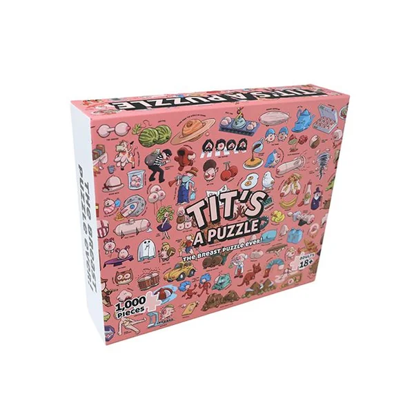 Sleazy Greetings Tit’s A Puzzle 1000 Piece Boob Themed Puzzle