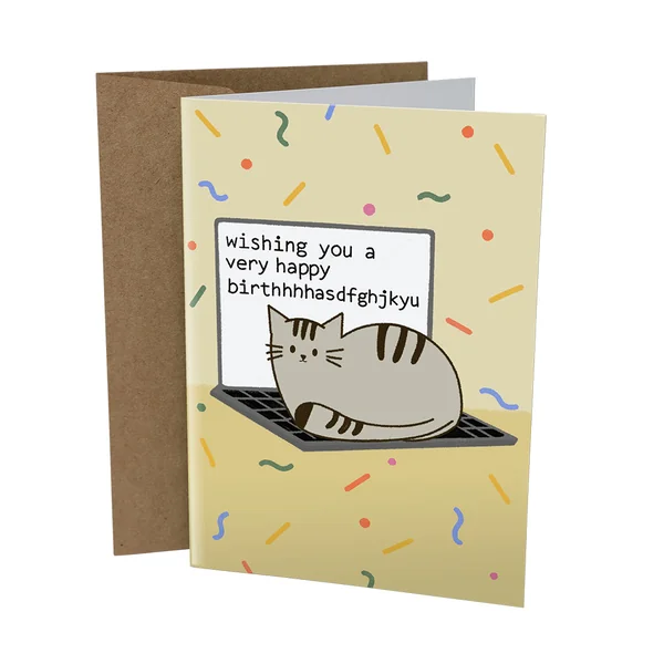 Sleazy Greetings – Wishing You a Very Happy Birth- Card