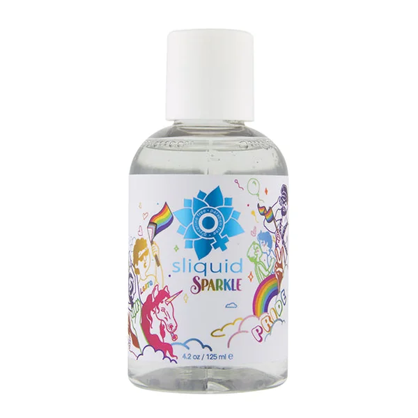 Sliquid Naturals Sparkle Pride Water Based Lube - 4.2 Oz