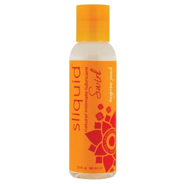 Sliquid Naturals Swirl Lubricant – 2 oz Tangerine Peach