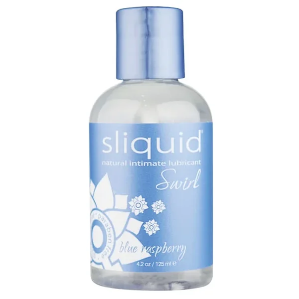 Sliquid Naturals Swirl Lubricant – 4.2 oz Blue Raspberry