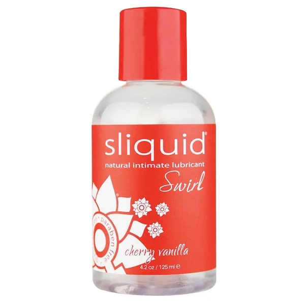 Sliquid Naturals Swirl Lubricant – 4.2 oz Cherry Vanilla