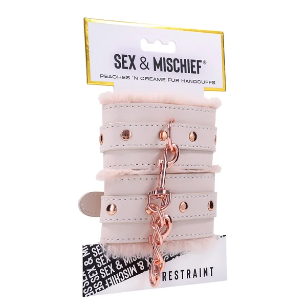 S&M – Peaches Fur Handcuffs