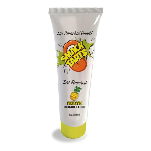 Smack Tarts – Sour Pineapple – Sour Pineapple Flavoured Lubricant – 120 ml Tube