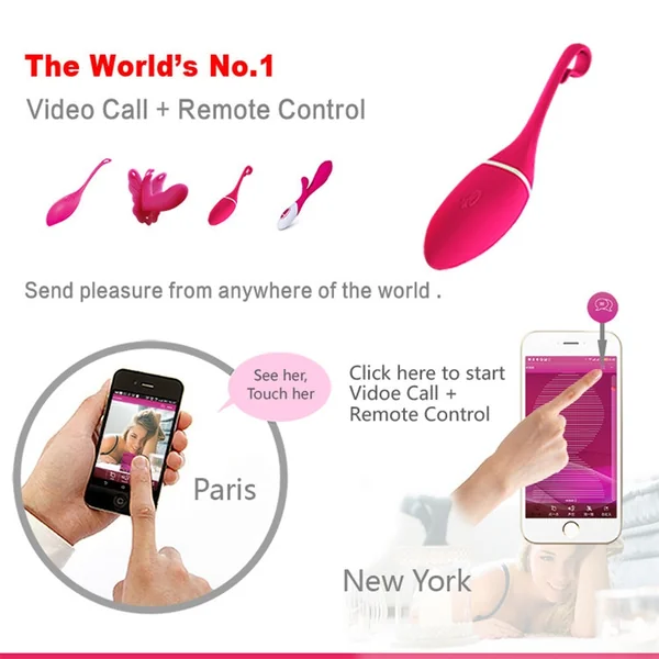Smart toy REALOV APP Wireless Vibrators Vibrating ball Remote Control G-spot Clitoris Stimulator Sex Toy Massager for Woman