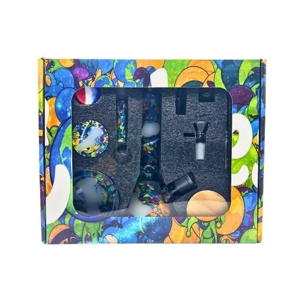 Smoke Gift Box 11pc Waterpipe/Smoke Set Surf Van