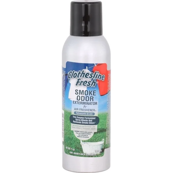 Smoke Odor Spray Exterminator Clothesline Fresh 7OZ