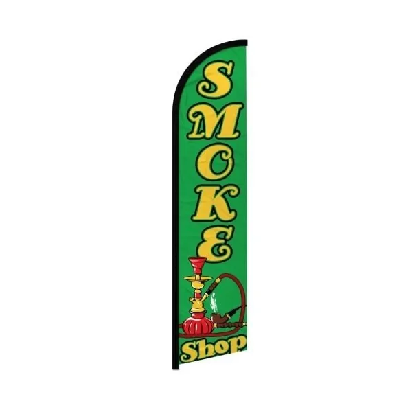 Smoke Shop (Green) Windless Super Flag