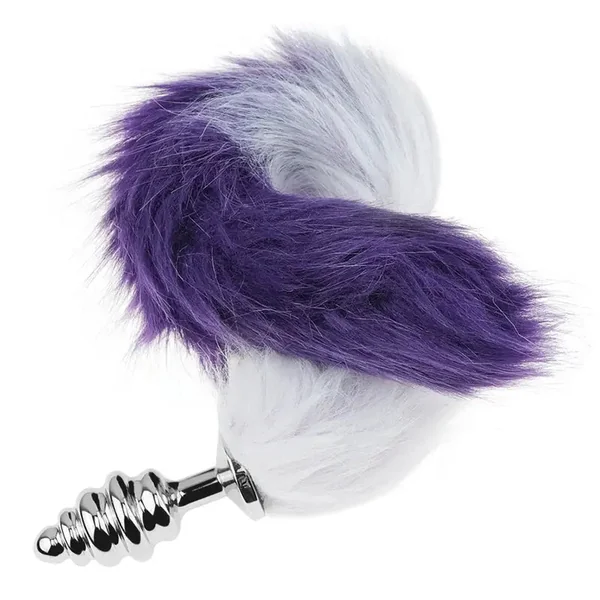 Smooth Long Fox Tail Flirting Animal Tail Butt Plug Women Men SM Role Play