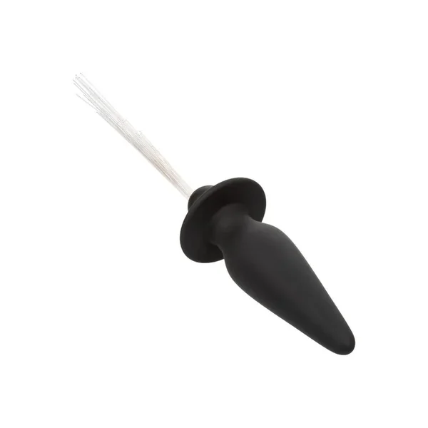 Southern Lights Rechargeable Silicone Vibrating Light Up Anal Probe – Black