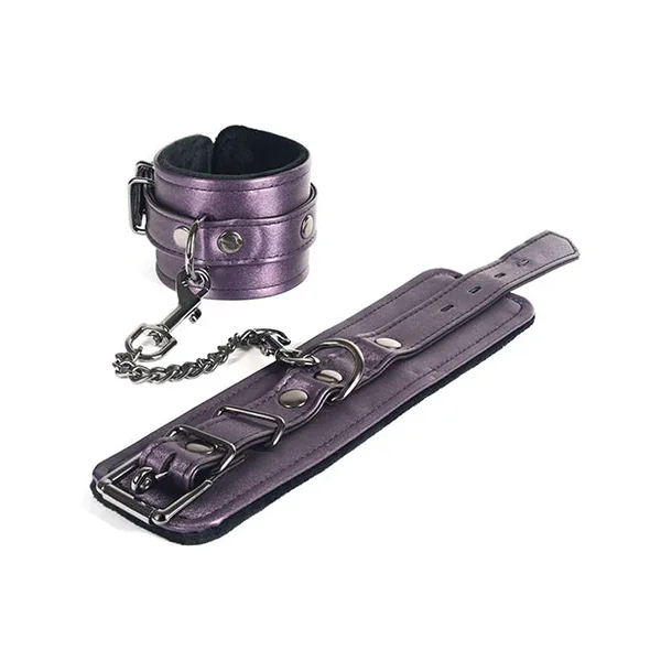 Spartacus Galaxy Legend Faux Leather Ankle Restraints – Purple