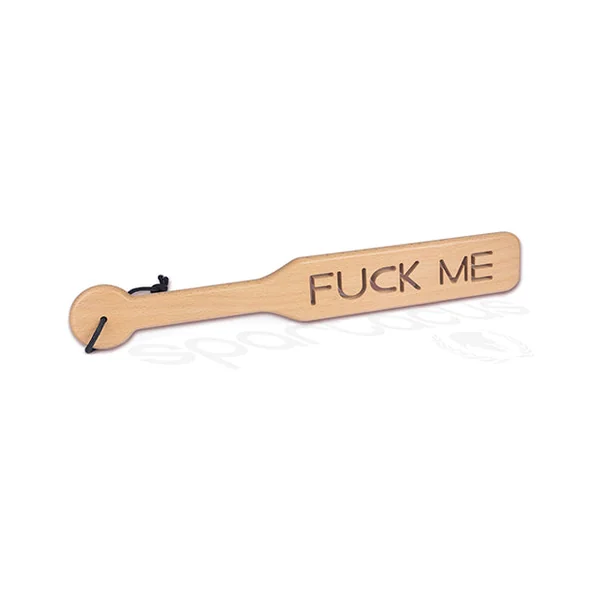 Spartacus Zelkova Wood Paddle-Fuck Me