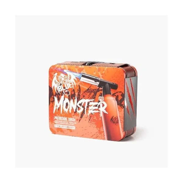 Special Blue Monster Pro Torch 2.0 W/ Tin Case Fire