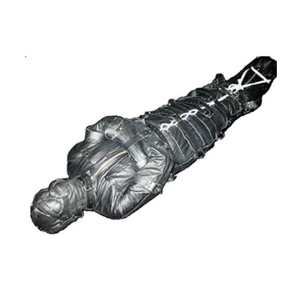 (SPECIAL ORDER) SLEEPSUIT- STRAIGHT JACKET COMBO BLACK