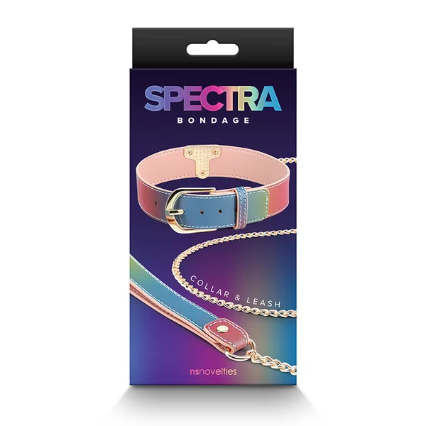 Spectra Bondage Collar & Leash by NS Novelties