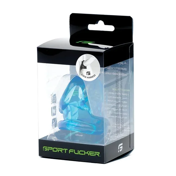 Sport Fucker Cock Harness – Ice Blue