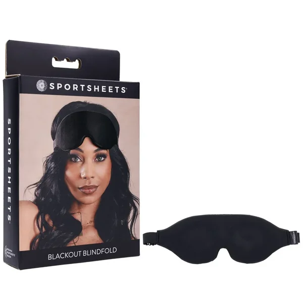 SPORTSHEETS Blackout Blindfold-(ss32404)