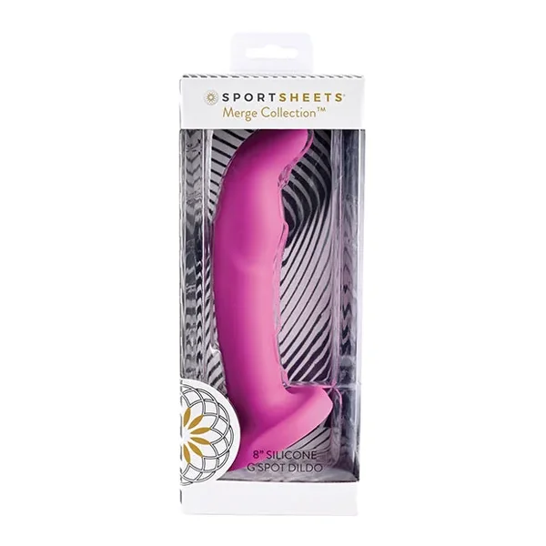 Sportsheets Tana 8″ Silicone G Spot Dildo – Pink