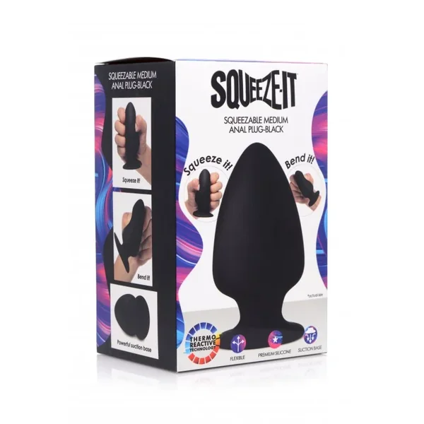Squeeze-It “Squeezable” Anal Plug – Med