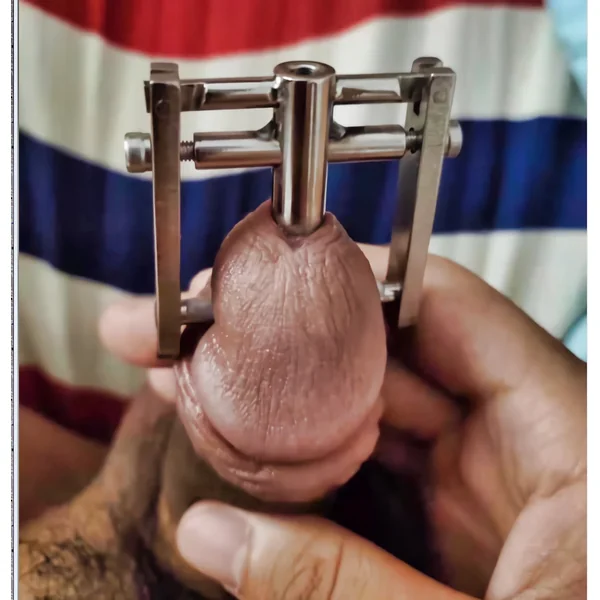Stainless steel drilling piercing horse eye expander SM sexy toy for men