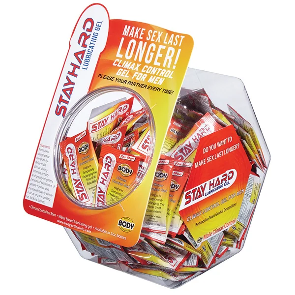 Stay Hard Lubricating Gel - 144 Pack