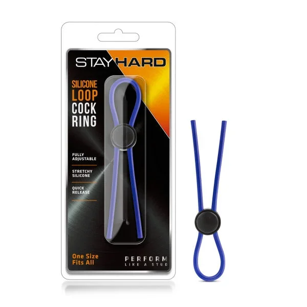 Stay Hard – Silicone Loop Cock Ring-(bl-31092)