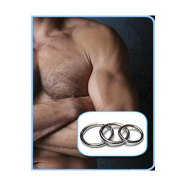 STEEL O RINGS 3 PACK (out end July)