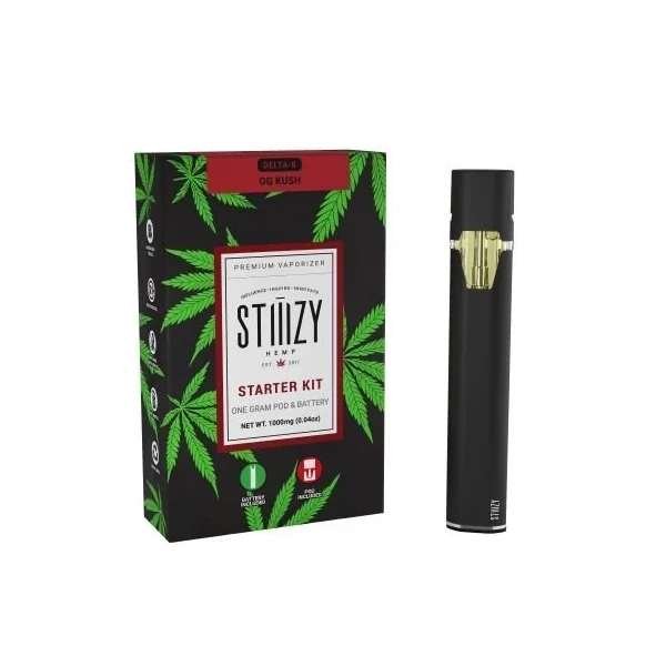 Stiiizy D8 Starter Kit One Gram Pod & Battery OG Kush