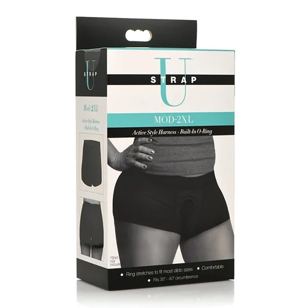 Strap U Mod Active Style Harness W/built In O Ring – Black