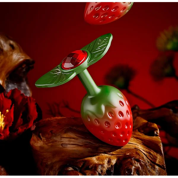 Strawberry Anal Plug Massager