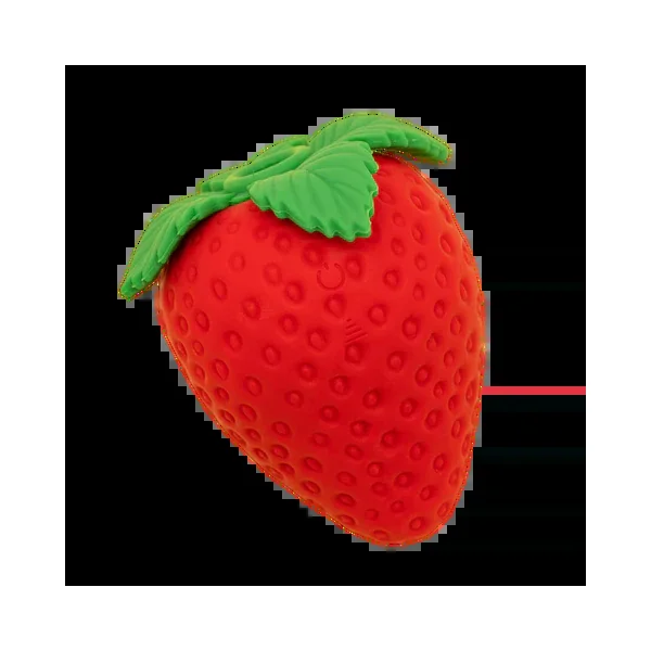 Strawberry Vibrating Massager by Emojibator