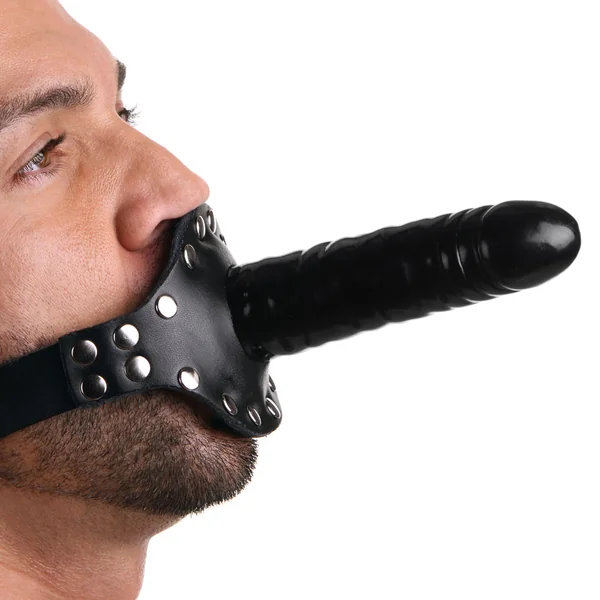 Strict Ride Me Mouth Gag With Dildo