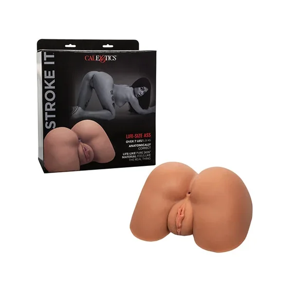 Stroke It Life Size Ass – Brown