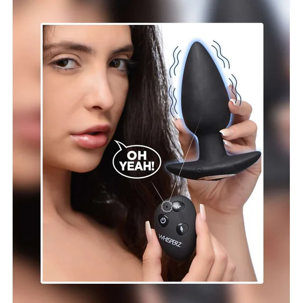 Strong Vibrating Butt Plug With Remote