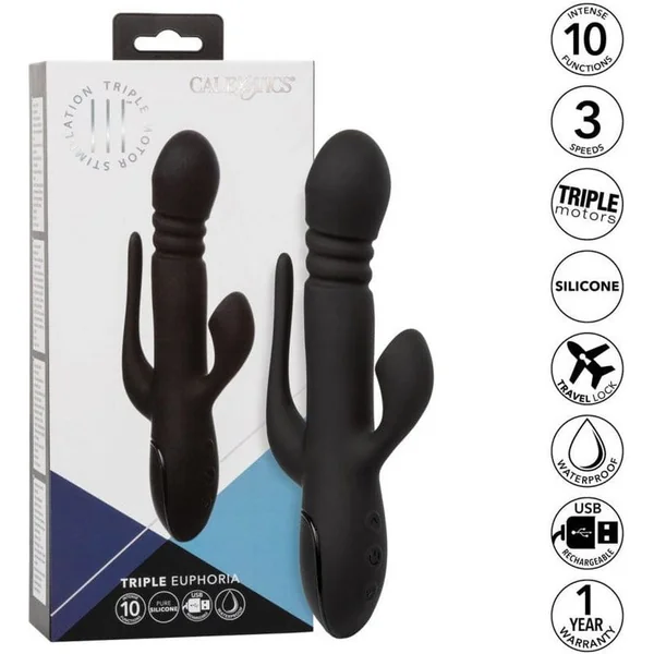 Suction Vibrator - Calexotics - III Triple Euphoria